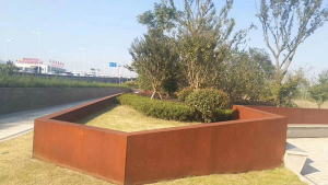 邗江耐候钢挡土墙